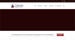 Desktop Screenshot of calvarysilverspring.org