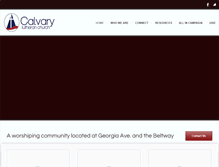 Tablet Screenshot of calvarysilverspring.org